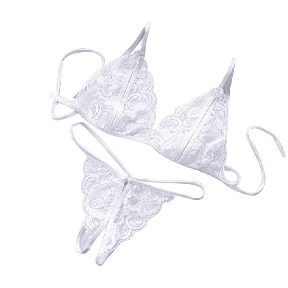 Women Lady Sexy Lingerie Lace Underwear Sleepwear G-string Lingerie Female Underwear Set Women's Bra Suit Комплект_ecoleips.com