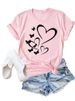European And American Cross-border Foreign Trade Women's Clothing Butterfly Pattern Printed Round Neck Short-sleeve_ecoleips.com