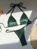 Women’s Clothing New Sexy T Shaped Pearl Leopard Print Special Fabric Swimsuit Swimsuit Bikini Bikini_ecoleips.com