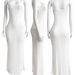 Sheer Jacquard Slip Dress – Elegant Long Maxi Dress With Hood & Geometric Print (S-Xxl) – Sexy & Sophisticated Evening Wear_ecoleips.com