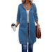 Women's Mid-Length Cardigan Hoodie Trendy Coat With Letters European And American Style Outerwear For Ladies_ecoleips.com