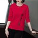 Long-Sleeved T-Shirt For Women, Suitable For Both Spring And Autumn; Can Be Worn Underneath As A Base Layer Or As A Stan_ecoleips.com