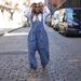 Women's Fashion Casual Wide Leg Denim Overalls Slim Fit Flared Denim Jumpsuit – Stretchy Washed Long Sleeve_ecoleips.com