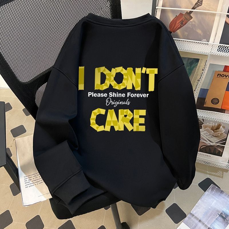 FW25 Matching Couple Cotton Crew Neck Sweatshirt - His & Hers_ecoleips.com