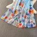 Women's Retro Print V-Neck Dress Lantern Sleeve Single-Breasted Tie Waist Elegant Long Dress For Spring/Autumn Casual Chic_ecoleips.com