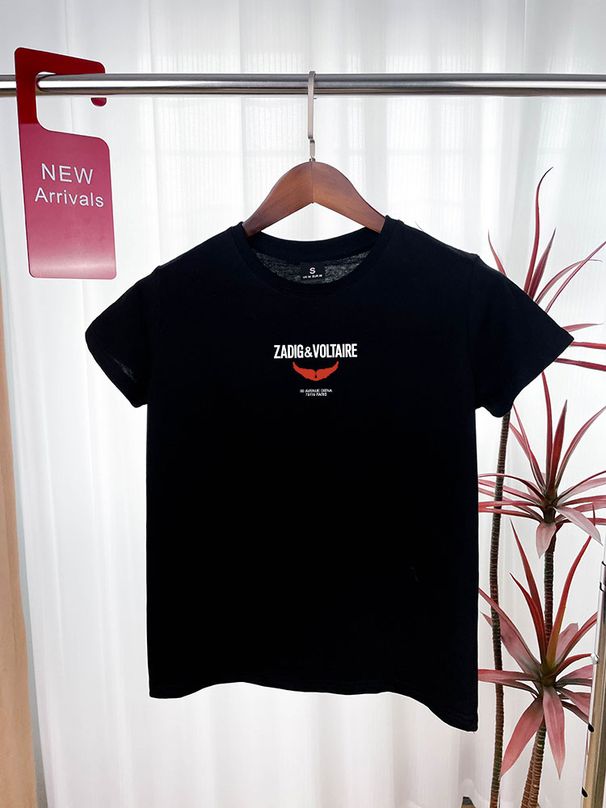 Women Standard Printed Casual Short Sleeve Tee_ecoleips.com