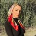 Large Square Scarf Women's Casual Fashion Accessory Cashew Print Middle Eastern Style For Muslim Culture_ecoleips.com