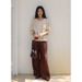 Suitable For All Seasons CLEAN SPACE Simple Breathable Linen 2025 New Korean Style Casual Pants For Women 53963_ecoleips.com