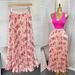 Floral Print A-Line Midi Skirt With Elastic Waist - Vintage-Inspired High Waist Pleated Skirt For Women_ecoleips.com