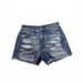 Aria Basics Aria Basics , , European And American Foreign Trade High-waisted Fringed Ripped Denim Shorts For Women_ecoleips.com