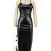 Women's Clothing Leather Nightclub Sexy Backless Strap Hip Wrap_ecoleips.com