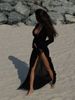 K New Long Sleeve Lace Cardigan Beach Bikini Sunscreen Hoodie Skirt_ecoleips.com