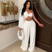 Women’s Clothing Fashion Women's Clothing New One Shoulder Pleated Casual Solid Color Suit_ecoleips.com