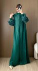 Women's Clothing Women's Fashion Pleated Dress Modest Abaya Dress High-End Loose Fit Slimming Plus Size Long Formal Gown Muslim Fashion_ecoleips.com
