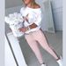 Women's Clothing Summer Style Star Letter Printed Casual Suit_ecoleips.com