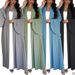 New Arrival Muslim Women Ruffle Sleeve Two Piece Set Fashion Casual Loose Clothing Abaya_ecoleips.com