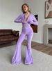 Silver Fox Fleece Zip-Up Hoodie & Elastic Waist Pants Set – Slim-Fit Casual Outfit For Women (S-XL, 8 Colors)_ecoleips.com