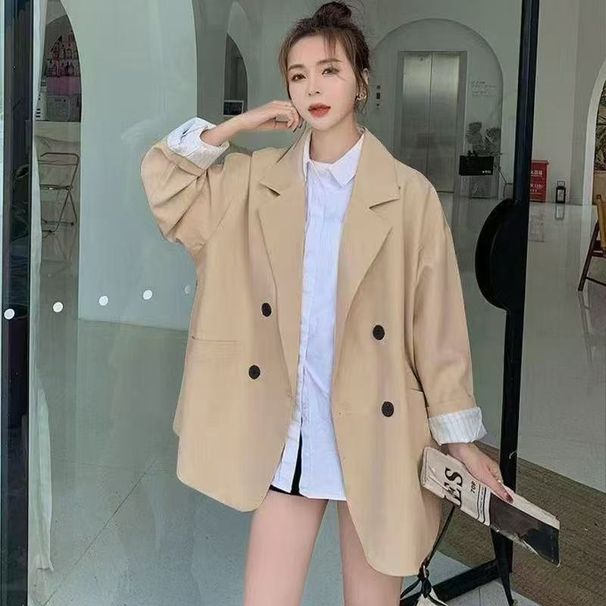 Women's Stylish Elegant Casual Suit Jacket Spring Autumn New Arrival 2025_ecoleips.com