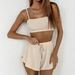 European And American Summer New Knitted Comfortable Breathable Camisole Shorts Thin Pajama Set Cross-Border_ecoleips.com
