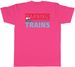Women's T-Shirts Mens T-Shirt Warning May Start Talking About Trains Tee Gift_ecoleips.com