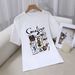 Women's Casual Round Neck Short Sleeve T-Shirt Multi-Color American Style Simple Fashionable Sports Top Solid Printed Loose Fit_ecoleips.com