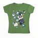 New Cross-border Fashion Versatile Retro Slim-fit Sweet Fresh Printed Solid Color Round-neck T-shirt Top_ecoleips.com