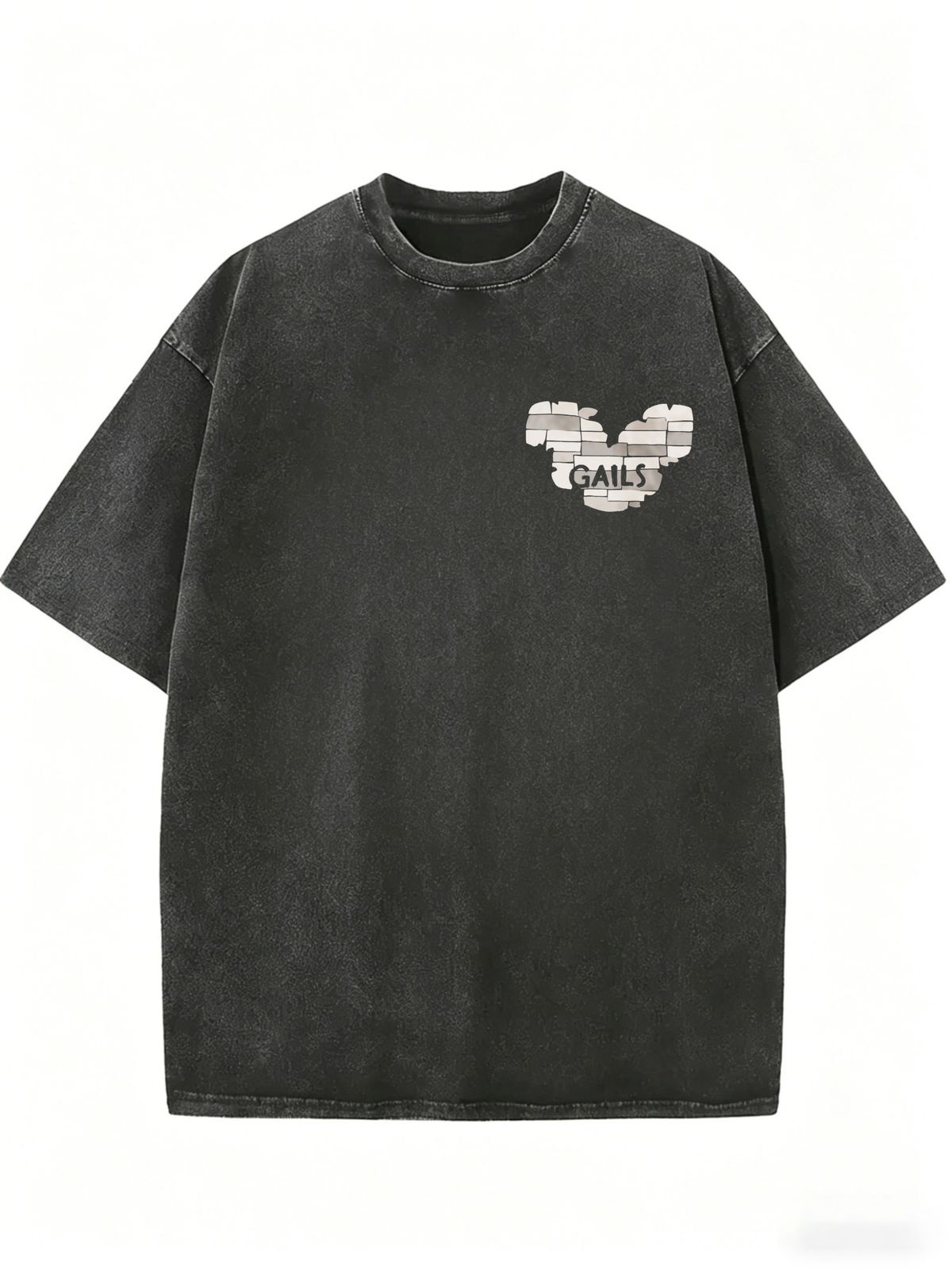 Women's Vintage Inspired Washed Shirt, Comfortable Loose Fit Daily Top_ecoleips.com