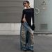 Women's Sexy Solid Color Long Sleeve Dress European American Style round Neck Unique Slit Fashionable Summer New Arrivals_ecoleips.com