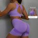 Women's Clothing Yoga Clothing Set Yoga Sports Bra Women's Fitness Clothing Vest Running Sports Yoga Shorts Set_ecoleips.com