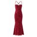 Elegant Bodycon Halter Top Dress European American Style High End with Three Dimensional Flowers Heavy Duty Herringbone Bra_ecoleips.com