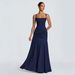 Women's Elegant Solid Color Sleeveless Dress American Style Spring Summer New Cross Border Waist Cinching Suspender Dress_ecoleips.com
