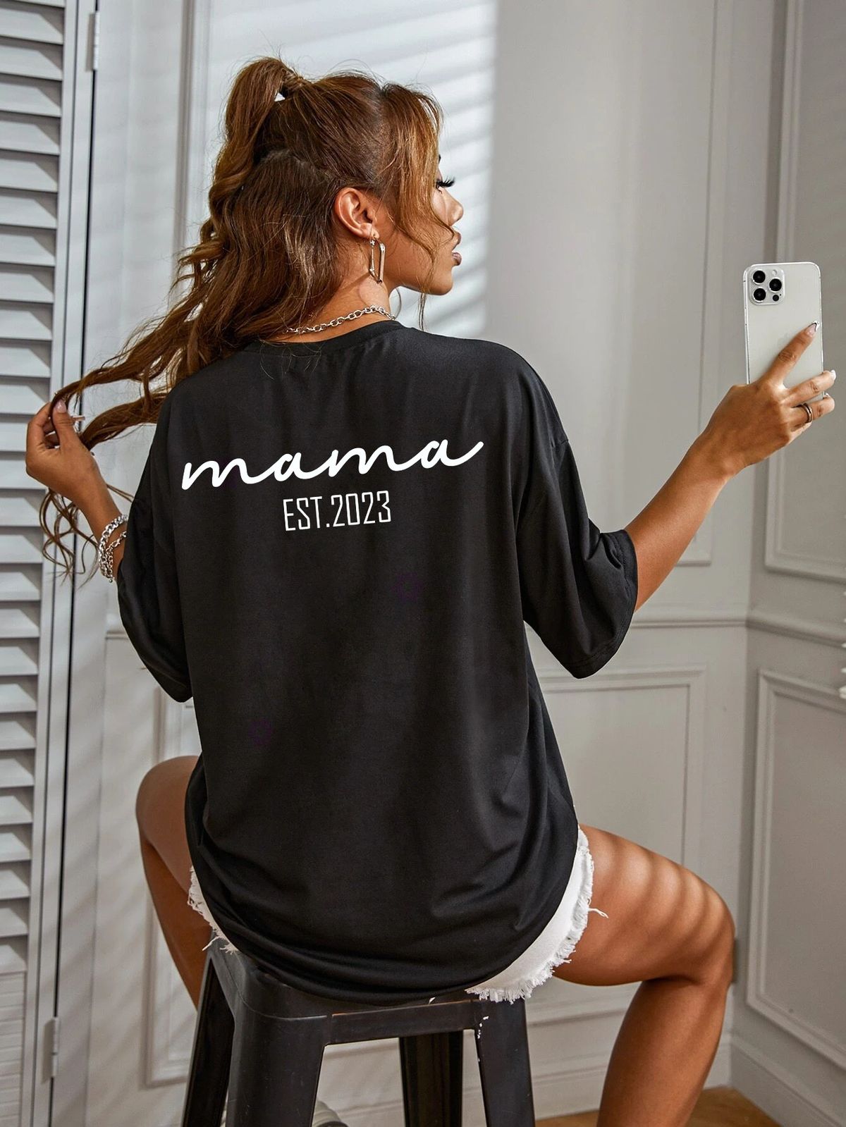 Women's Essential Relaxed-Fit Graphic Tee Soft Breathable Cotton T-Shirt Casual Comfort Top for Everyday Wear_ecoleips.com