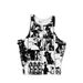 Women's Sleeveless round Neck Cropped Tank Top European American Style Elegant Commuter Solid Color Printed New Clothing_ecoleips.com