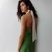 Women's Sexy Halter Neck Long Dress Style Summer Resort Printed Linen Floral Waist Cinching Backless_ecoleips.com