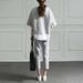 Women's Clothing Two Piece Suit For Women Summer New Style Women's Clothing Split Top + Cropped Pants Casual Fashion Suit For Women_ecoleips.com