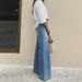 Vintage High-Waisted Wide-Leg Jeans For Women – Retro Stretch Denim Pants With Flowy Hem, Comfortable & Stylish (Light Blue Wash, Dark Blue, Blue)_ecoleips.com