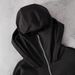 Women's Double Hooded Zip Up Cardigan Sweatshirt Windproof High Street Jacket Couple Style American Streetwear Brand 9008_ecoleips.com