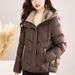 girl Girl Girl 2025 Trendy Winter New Down Cotton Jacket Women, Stylish Short Coat For Petite Figures_ecoleips.com