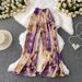 Women's High-Waisted Wide Leg Pants Leopard Print Casual Slimming Draped Pleated Trousers_ecoleips.com