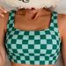 High-End Colorblock Bikini Set – Sexy Checkered Print Swimwear With Removable Padding & High Elasticity (S-XL, Quick-Dry Polyester)_ecoleips.com