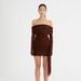 Women's Clothing Sexy Fashion Tube Top Dress Long Sleeve Pleated Hip Skirt_ecoleips.com