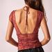 Women's Clothing Women's Backless T Shirt Sexy Floral Lace Slim Short Top Summer Aesthetic Street Wear_ecoleips.com