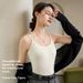 Modal Camisole For Women With Built-in Bra Pads, No Underwire, All-in-one, Can Be Worn As Top Without A Bra, Summer_ecoleips.com