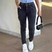 European And American Foreign Trade New Belt Women's Classic Sexy Tight Skinny Pants High Elastic Black Washed Workwear_ecoleips.com