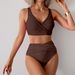 Women's Clothing New Bikini Sexy Split Swimsuit High Waist Swimsuit Suit Bikini_ecoleips.com