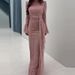 Fashion Lace High Waisted Prom Dress Female Casual Stand Collar Flared Sleeve Princess Dress Sexy Slim Fit Pleated Long Dresses_ecoleips.com