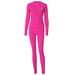 TK107 Cross-border Women's New Slim-fit Long-sleeve Top And Sports Yoga Skinny Pants Set Wholesale For Women_ecoleips.com
