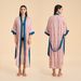 Aria Basics New Cross-border Bathrobe Pajamas For Women, High-end Spring Autumn Satin Chiffon European And American Style Home Wear,_ecoleips.com
