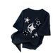 Women's White Short Sleeved T-Shirt Spring/Summer New Style Hong Kong Design Versatile Mid-Length Trendy Top for Instagram_ecoleips.com