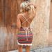 European And American Foreign Trade Seaside Vacation Dress, Summer Spaghetti Strap Dopamine Knit Drawstring Sexy_ecoleips.com